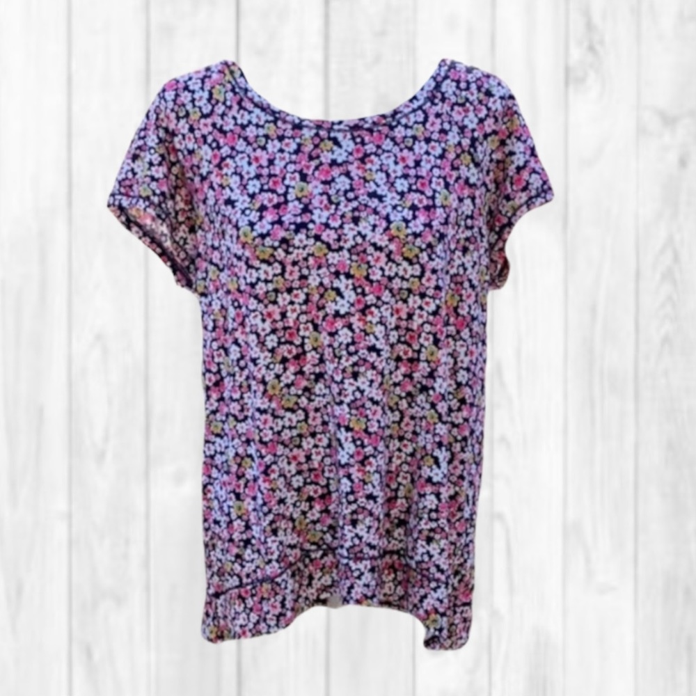 Layla Floral Short Sleeve Tee (L)